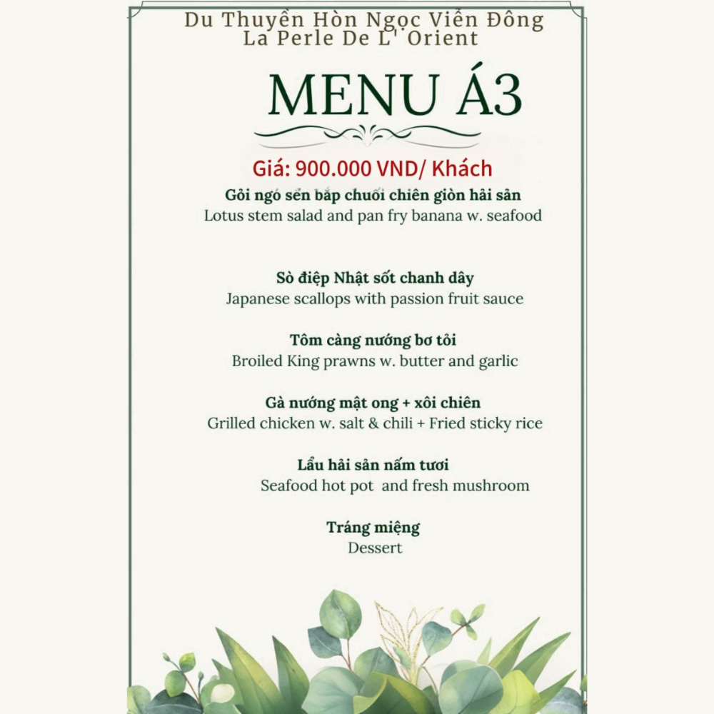 ASIAN MENU 3