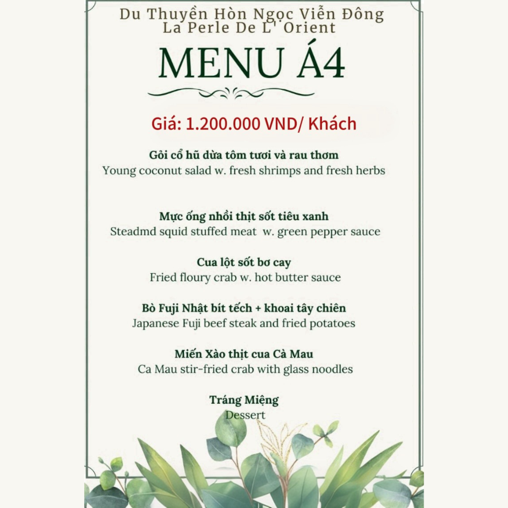 ASIAN MENU 4