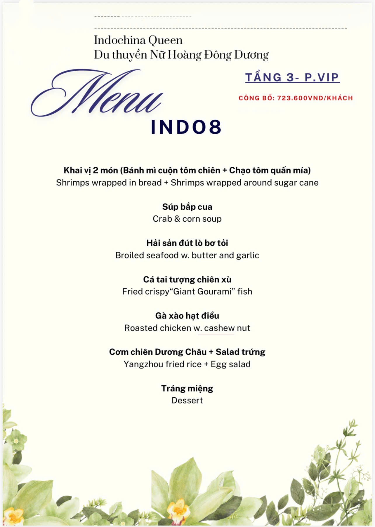 SET MENU INDO 8